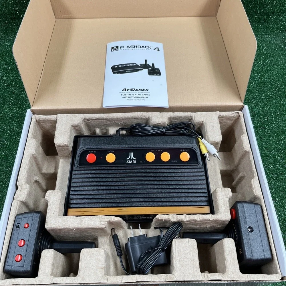 Atari Flashback 4 Classic Game Console Special Edition 76 Games In Box No Poster